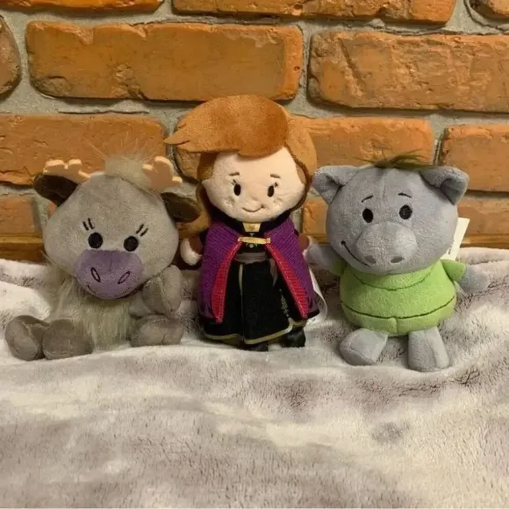 Disney Frozen 2 Plush‎ Set Anna Sven Troll Mini Stuffed Animals Toys
